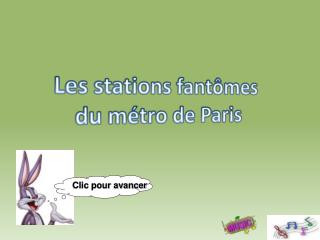 Les stations fantômes du métro de Paris