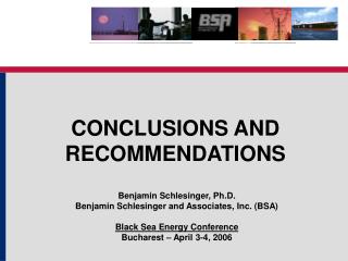 CONCLUSIONS AND RECOMMENDATIONS