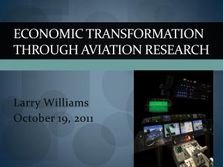Economic Transformation through Aviation Research