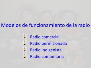 Modelos de funcionamiento de la radio