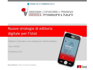 Nuove strategie di editoria digitale per l’Istat