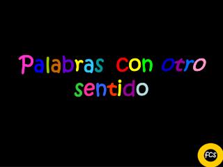 P a l a b r a s c o n o t r o s e n t i d o