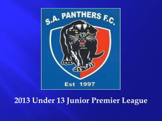 2013 Under 13 Junior Premier League