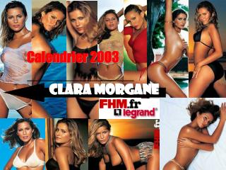 Calendrier 2003 Clara morgane