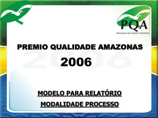 MODELO PARA RELATÓRIO MODALIDADE PROCESSO