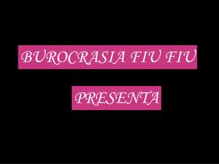 BUROCRASIA FIU FIU