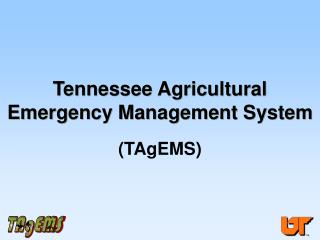 Tennessee Agricultural Emergency Management System