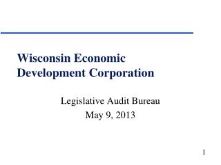 Wisconsin Economic Development Corporation