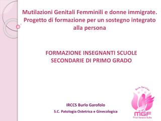 FORMAZIONE INSEGNANTI SCUOLE SECONDARIE DI PRIMO GRADO