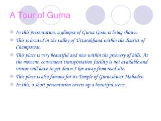 A Tour of Gurna