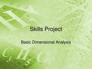 Skills Project