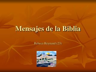 Mensajes de la Biblia