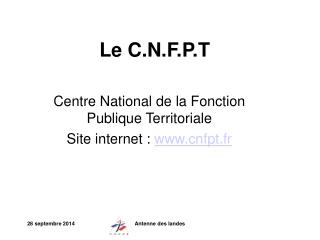 Le C.N.F.P.T