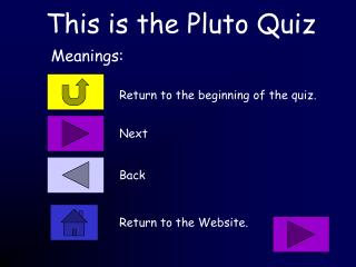 This is the Pluto Quiz