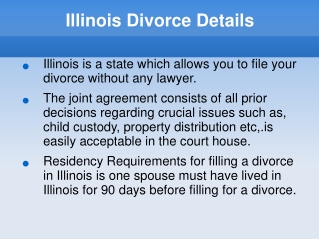 Illinois Divorce Details