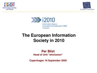 The European Information Society in 2010
