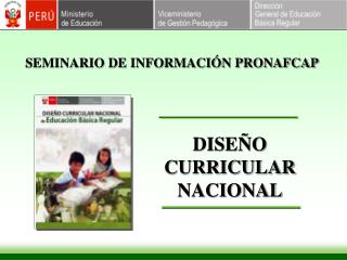 SEMINARIO DE INFORMACIÓN PRONAFCAP