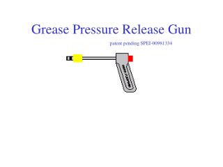 Grease Pressure Release Gun