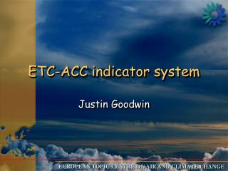 ETC-ACC indicator system