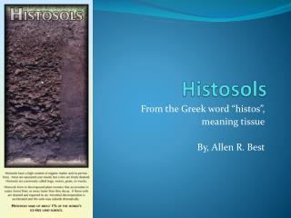 Histosols