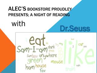 ALEC’S BOOKSTORE PROUDLEY PRESENTS; A NIGHT OF READING