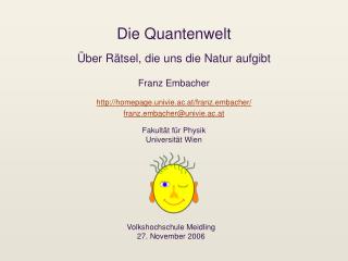 Die Quantenwelt