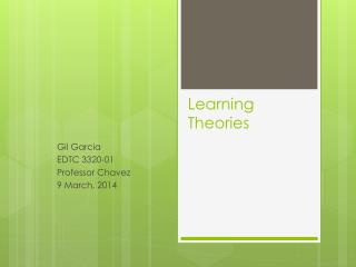 Learning Theories