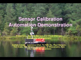 Sensor Calibration Automation Demonstration