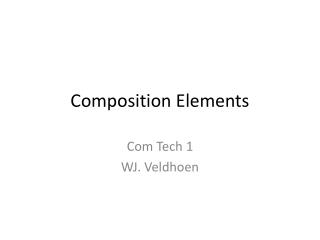 Composition Elements