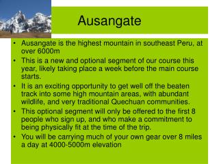 Ausangate