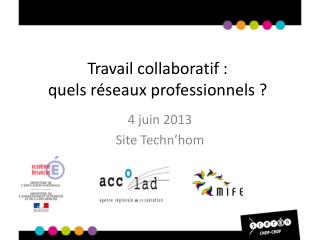 Travail collaboratif : quels réseaux professionnels ?