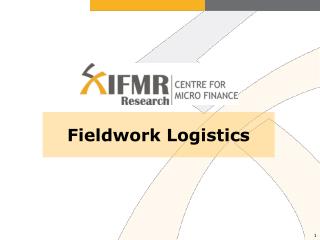 Fieldwork Logistics