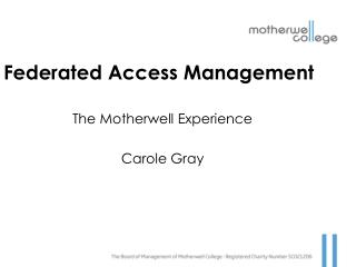 Federated Access Management