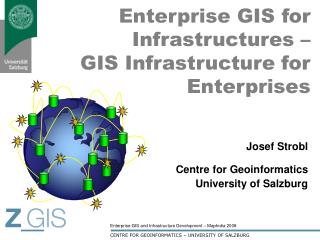 Enterprise GIS for Infrastructures – GIS Infrastructure for Enterprises