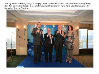 Industry leaders with Israel’s Consul General in Hong Kong Dan Ben Eliezer