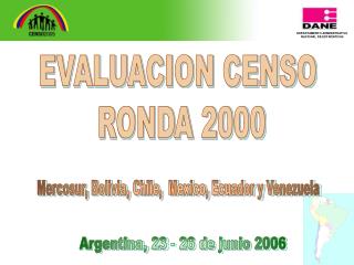 EVALUACION CENSO RONDA 2000