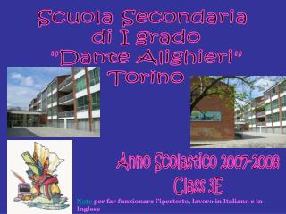 Scuola Secondaria di I grado &quot;Dante Alighieri&quot; Torino