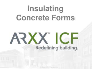Insulating Concrete Forms