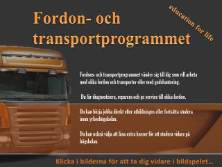 Fordon- och transportprogrammet