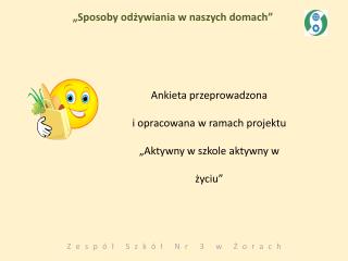 „Sposoby odżywiania w naszych domach”