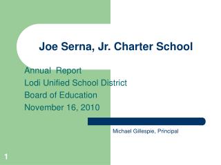 Joe Serna, Jr. Charter School