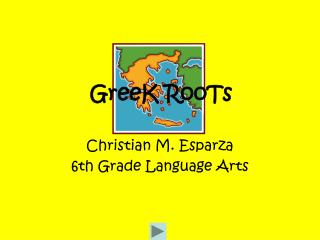 Christian M. Esparza 6th Grade Language Arts