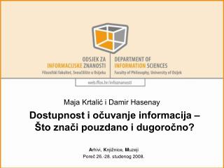 Dostupnost i očuvanje informacija – Što znači pouzdano i dugoročno?
