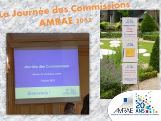 La Journée des Commissions AMRAE 2012