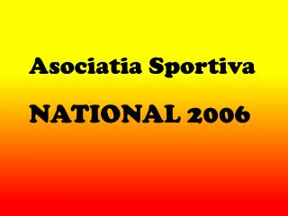 NATIONAL 2006