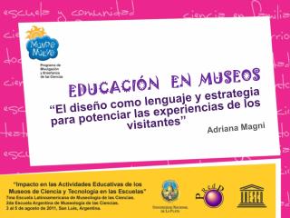 EDUCACIÓN EN MUSEOS