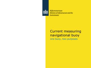 Current measuring navigational buoy