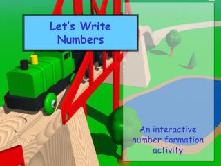 Let’s Write Numbers