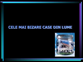 CELE MAI BIZARE CASE DIN LUME