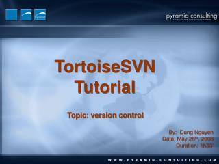 TortoiseSVN Tutorial